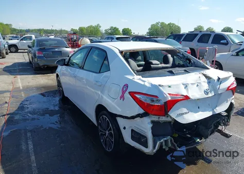 2016 Toyota Corolla S Plus z USA, uszkodzony, nr VIN 5YFBURHE7GP554329